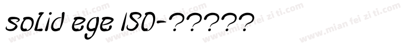 solid ege ISO字体转换